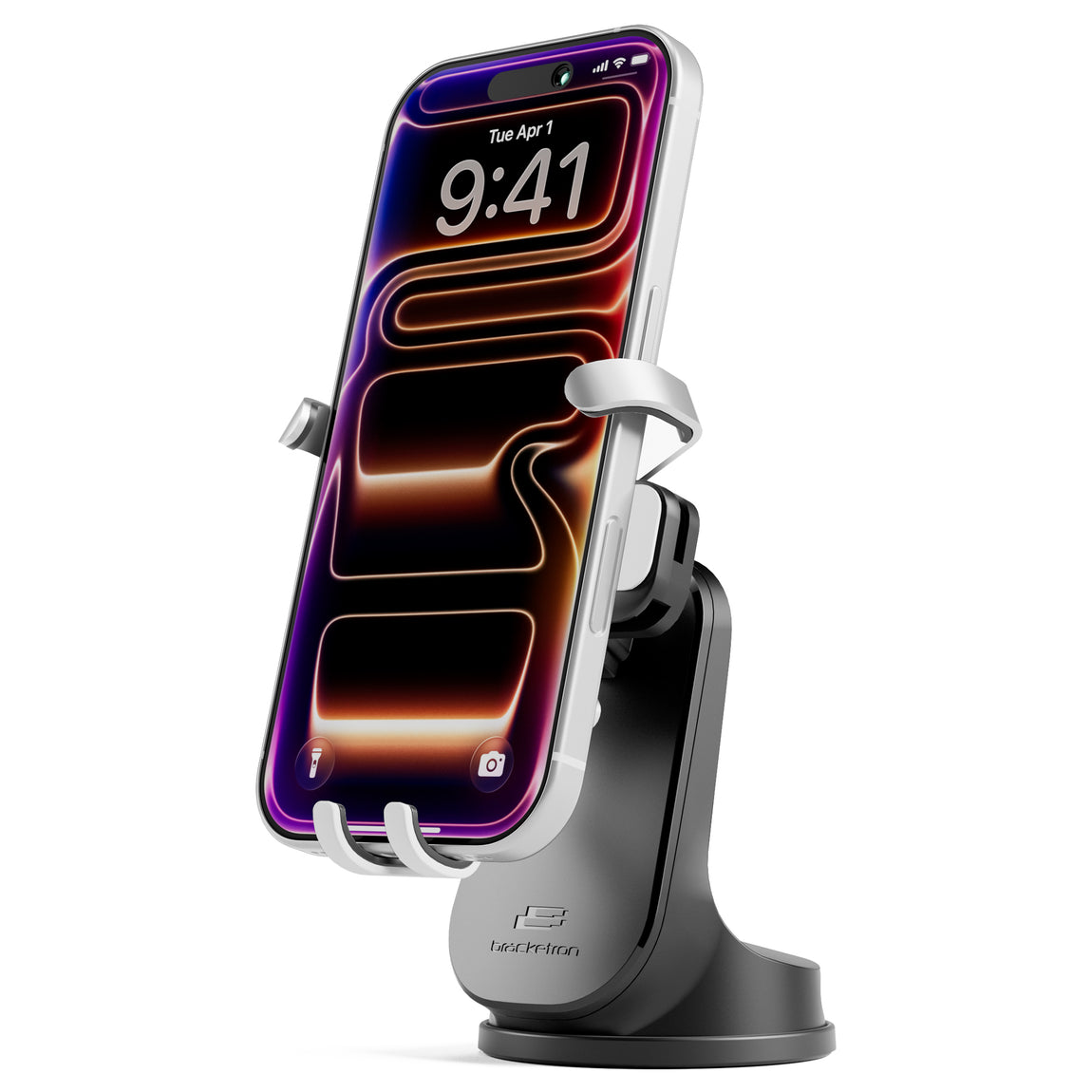 Bracketron AutoGrip Dash & Windshield Mount– Hands-Free Phone Holder