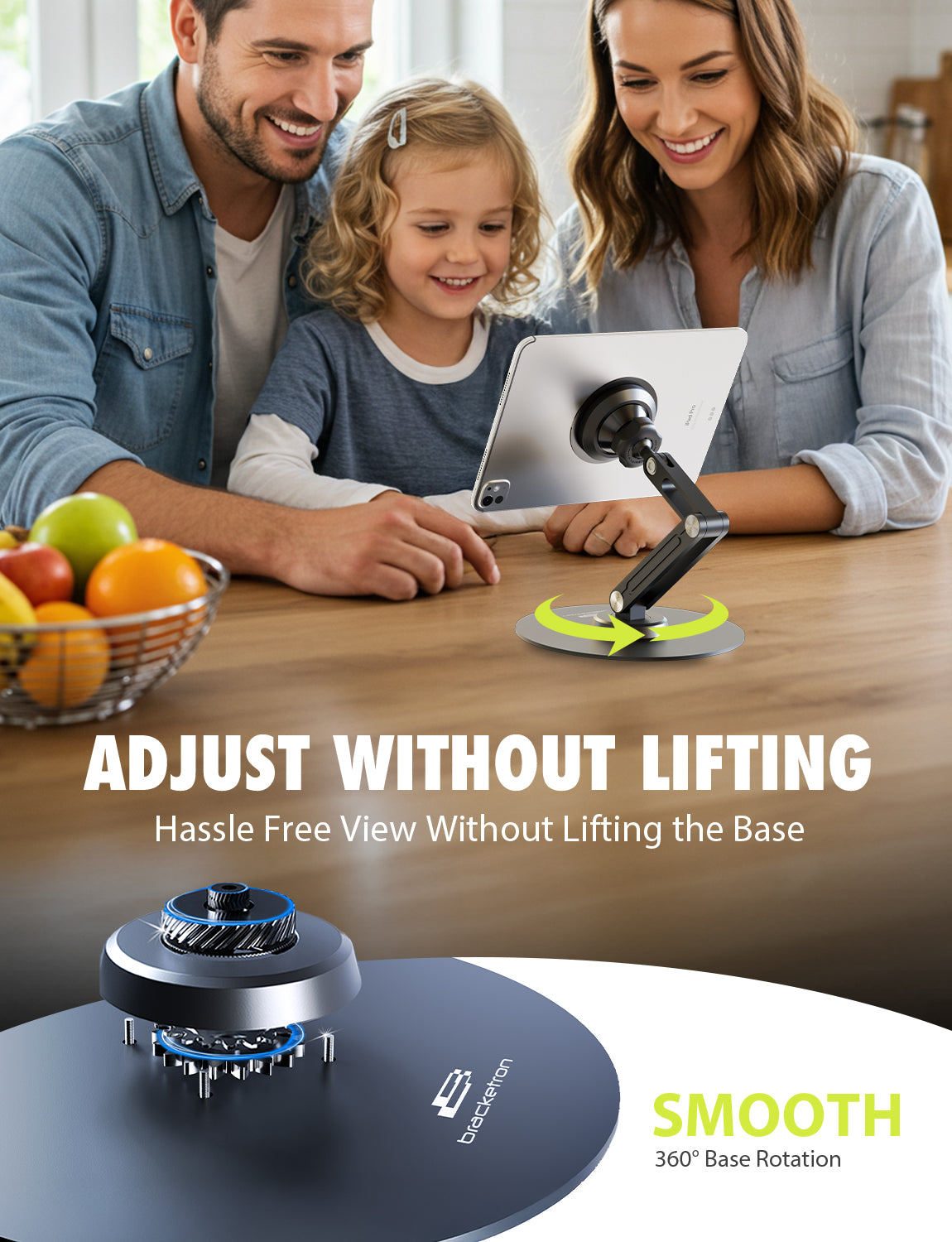 Bracketron MagAlign PRO Magnetic Suction Tablet Stand