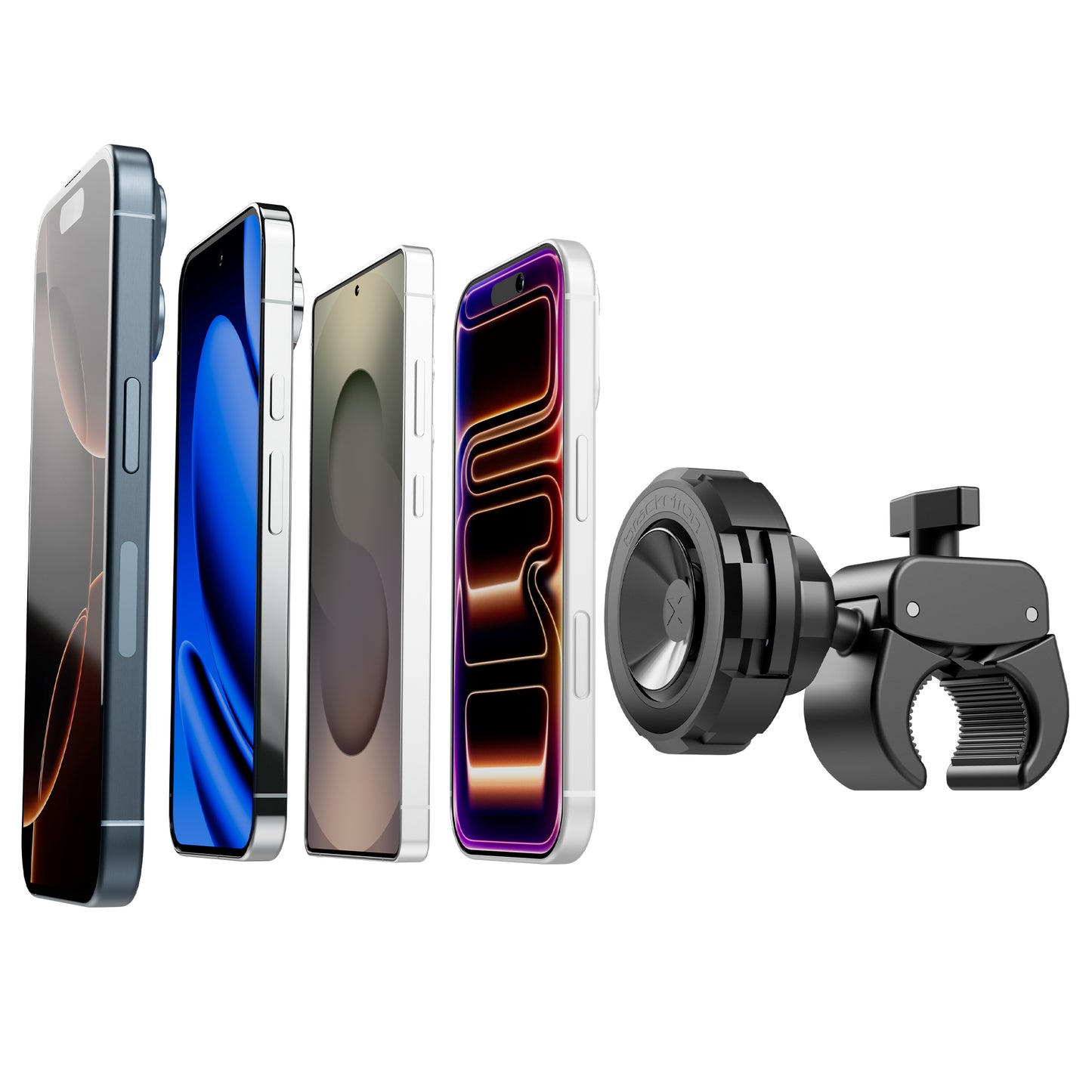 Bracketron MagAlign MAX Magnetic Suction Handle Bar Mount