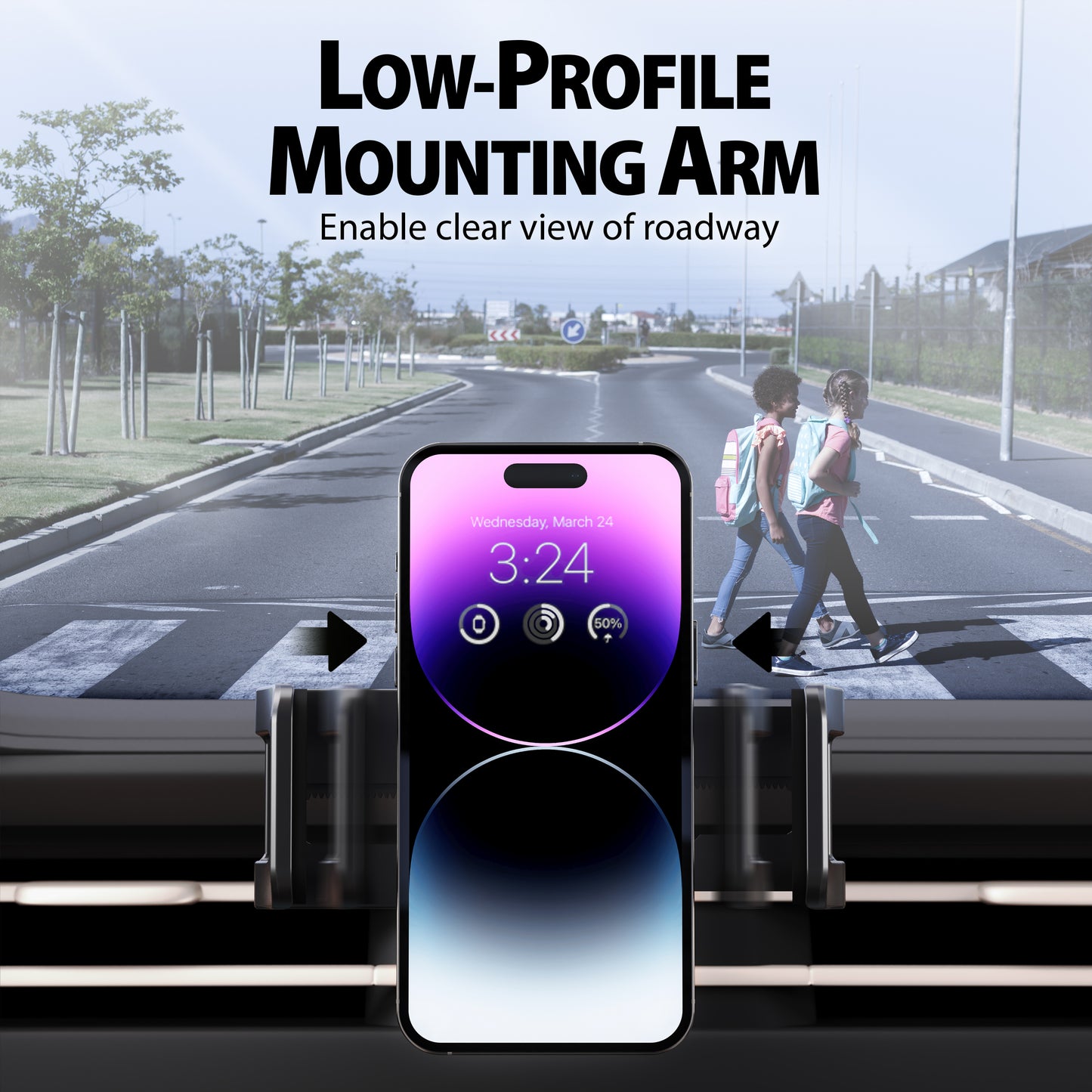 Bracketron TripGrip 1.0 Wave Low-Profile Dash Mount