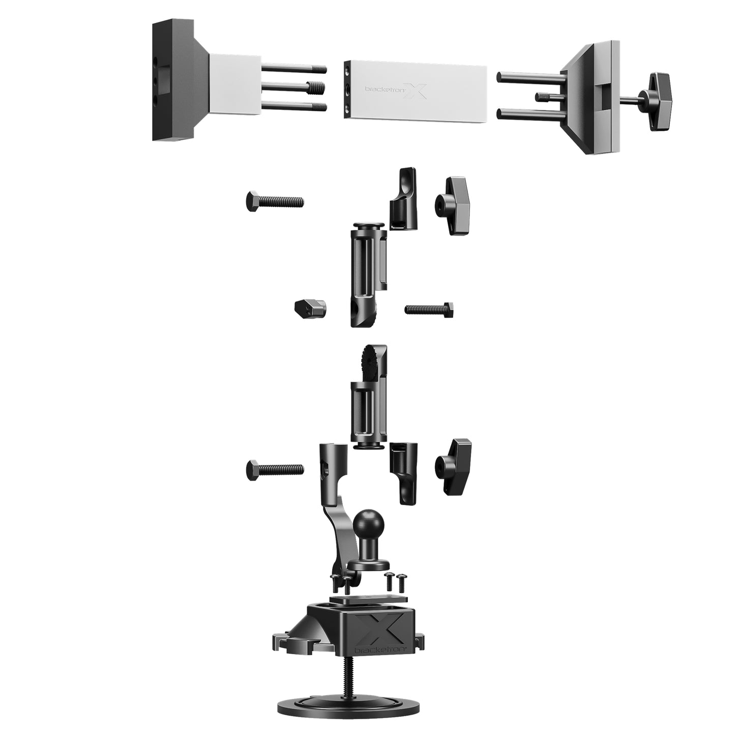 Bracketron X Heavy Duty Tablet Dock PRO Portable Window Tablet Mount