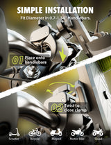 Bracketron HD X-LOCK Handlebar Phone Mount
