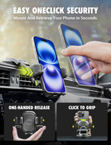 Bracketron OneClick Dash Phone Mount for Car Dashboard