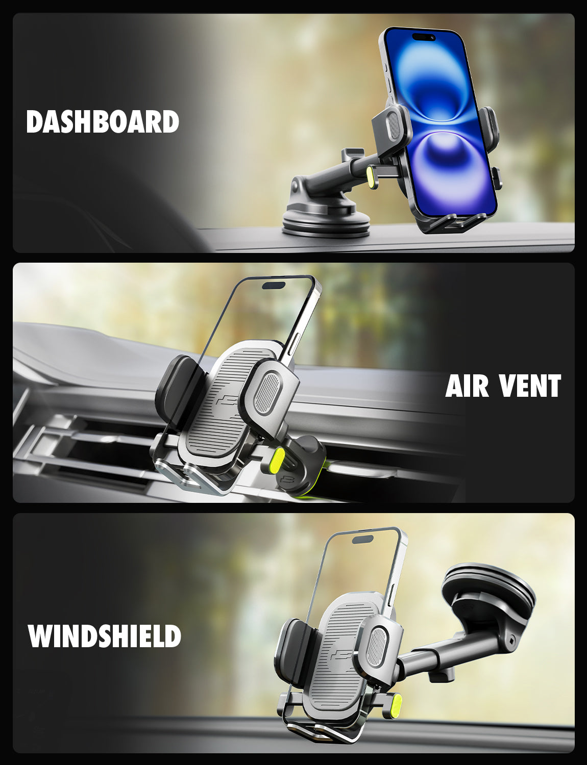 Bracketron OneClick Extend Car Cell Phone Mount