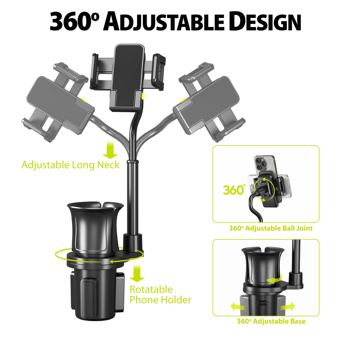 Bracketron TripGrip 1.0 Phone Mount & Cup Holder Expander