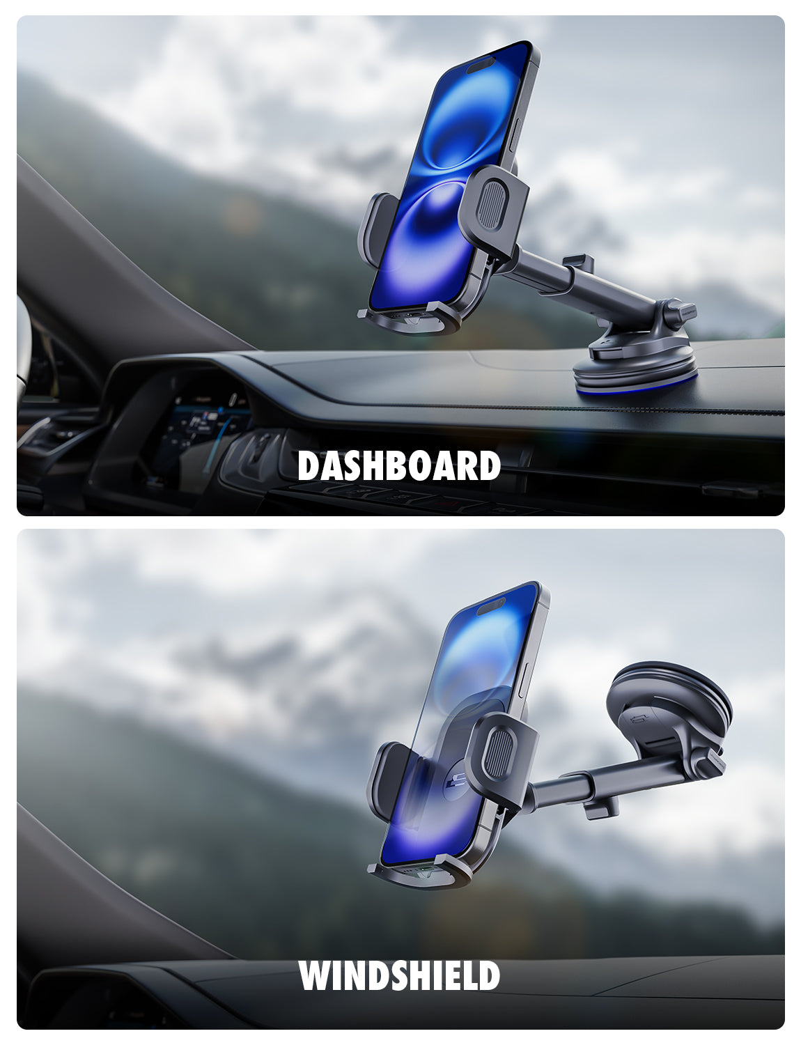Bracketron TripGrip 2.0 Window, Dash & Vent Mount