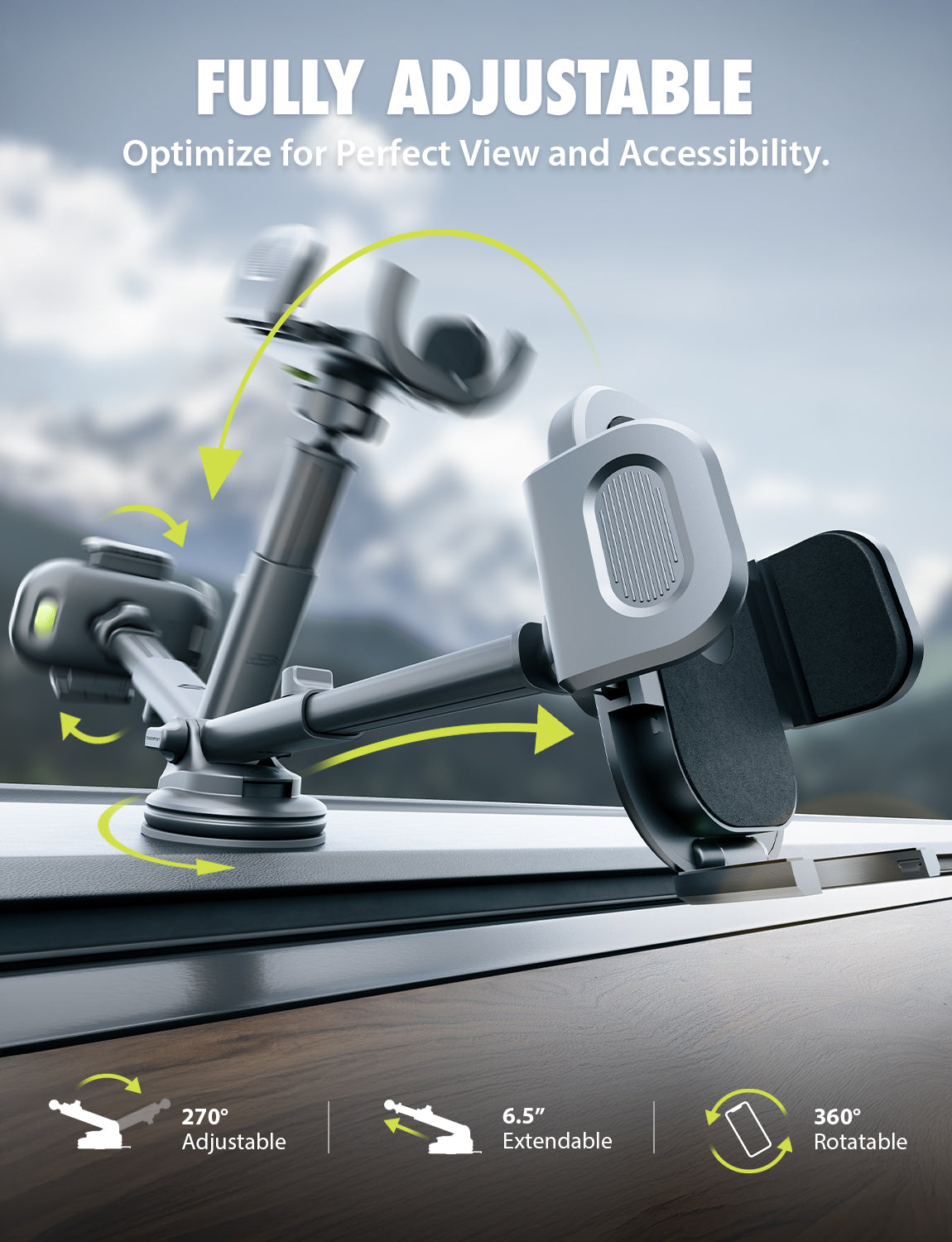 Bracketron TripGrip 2.0 Window, Dash & Vent Mount