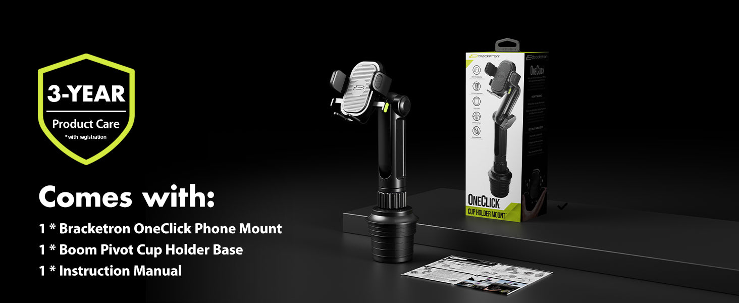 Bracketron OneClick Cup Holder Mount desktop feature image 7