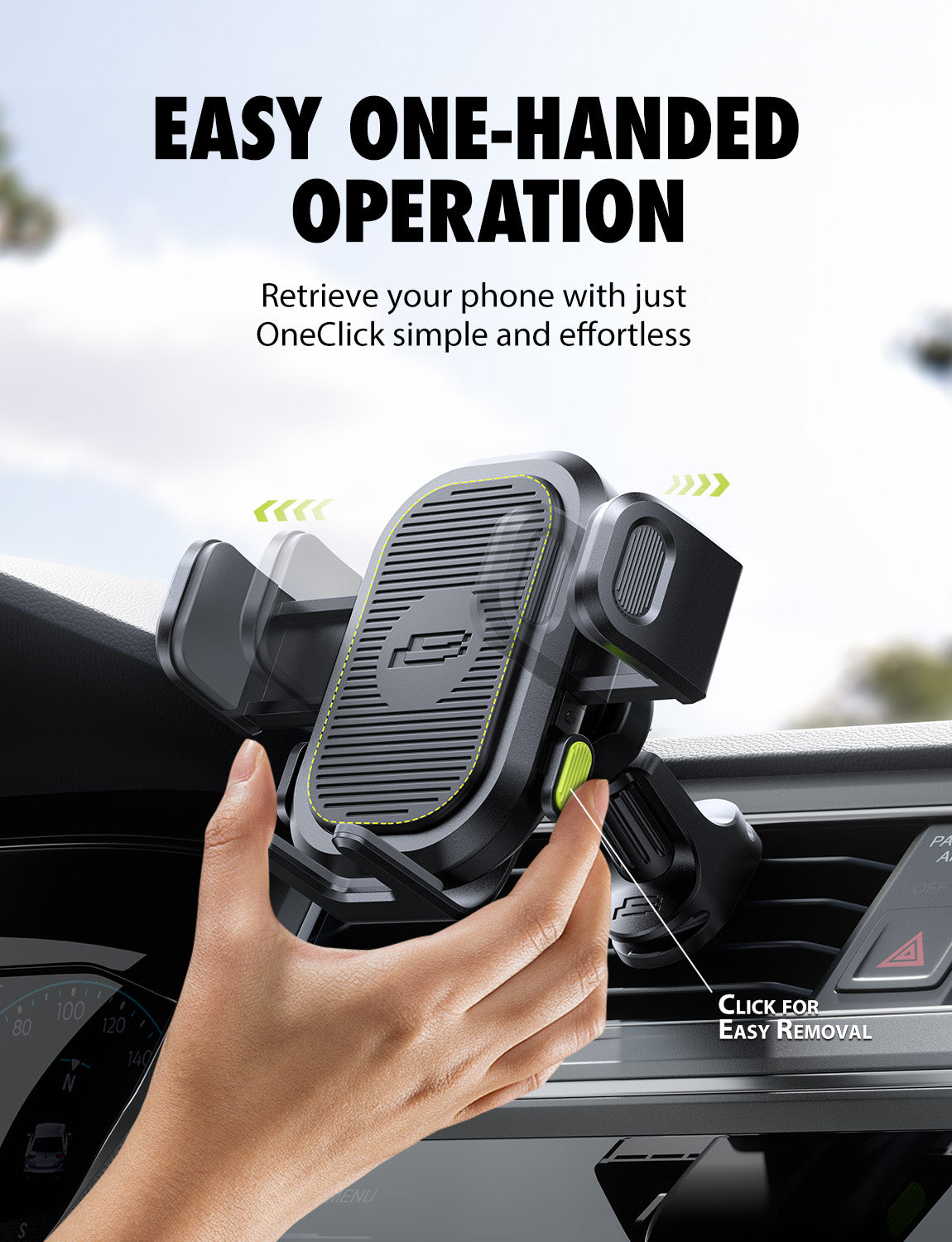 Bracketron OneClick Pivot Phone Mount