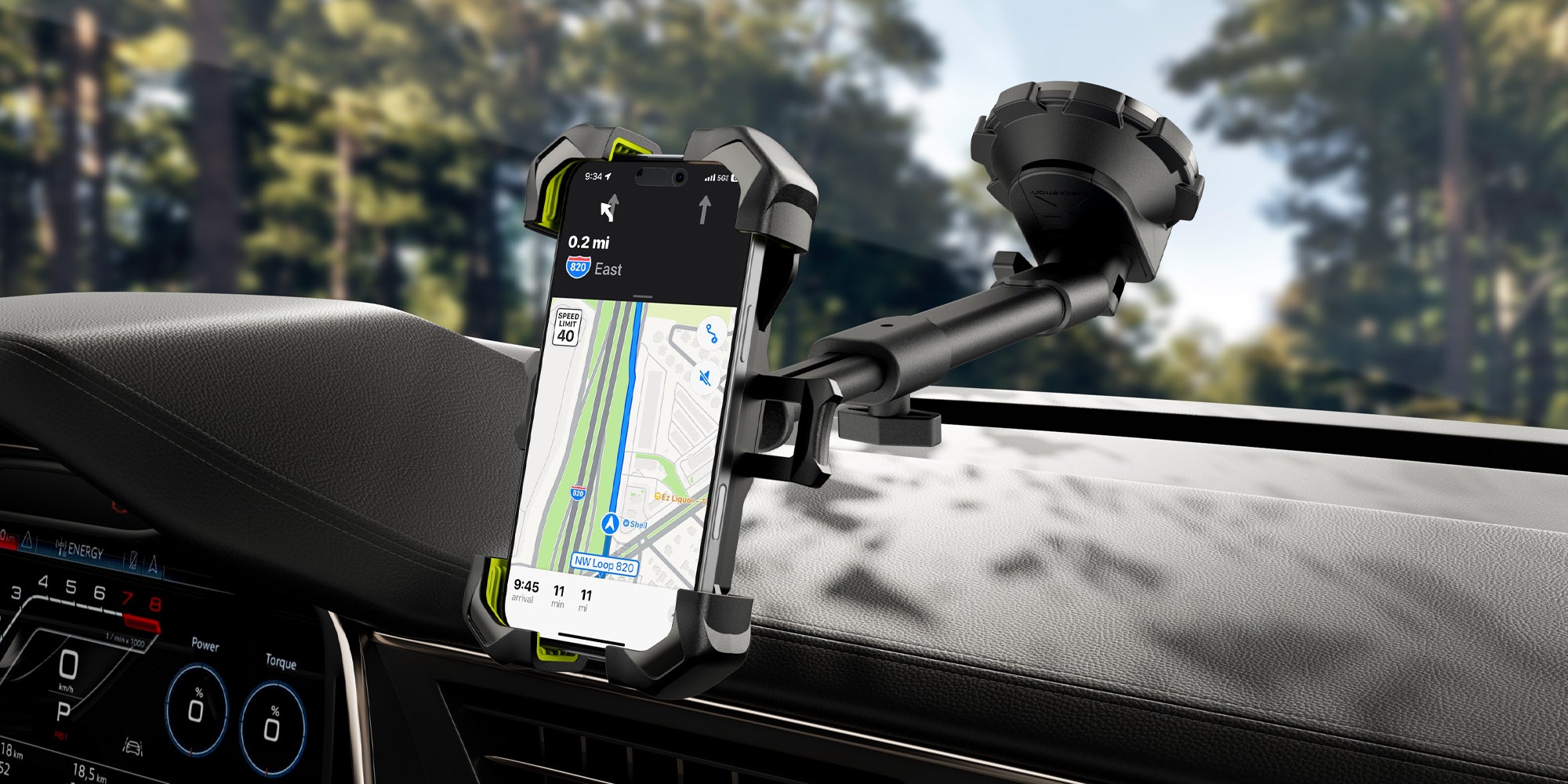 Bracketron HD X-LOCK Extend Dash & Window Mount