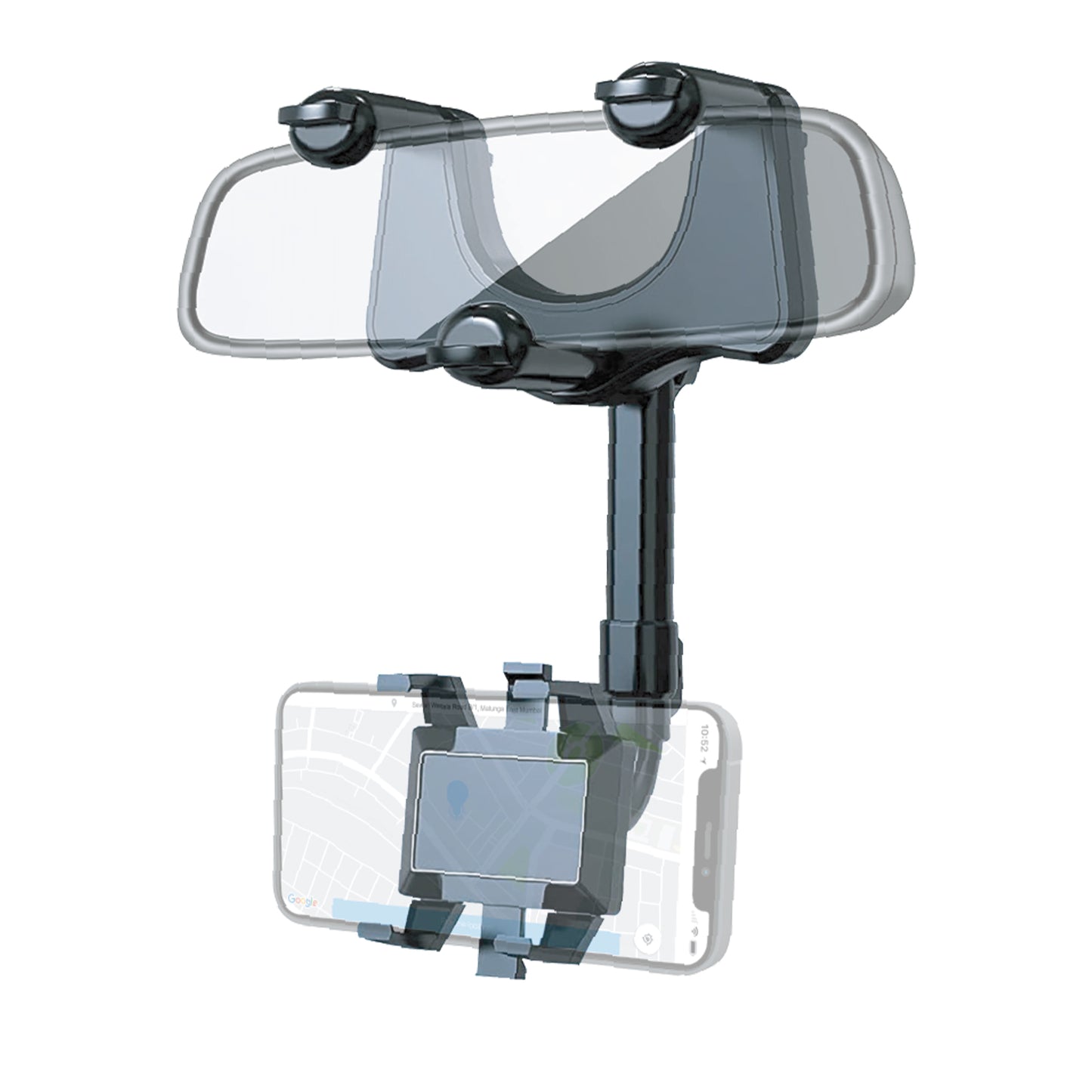 Bracketron MirrorGrip Extendable Rearview Mirror Mount