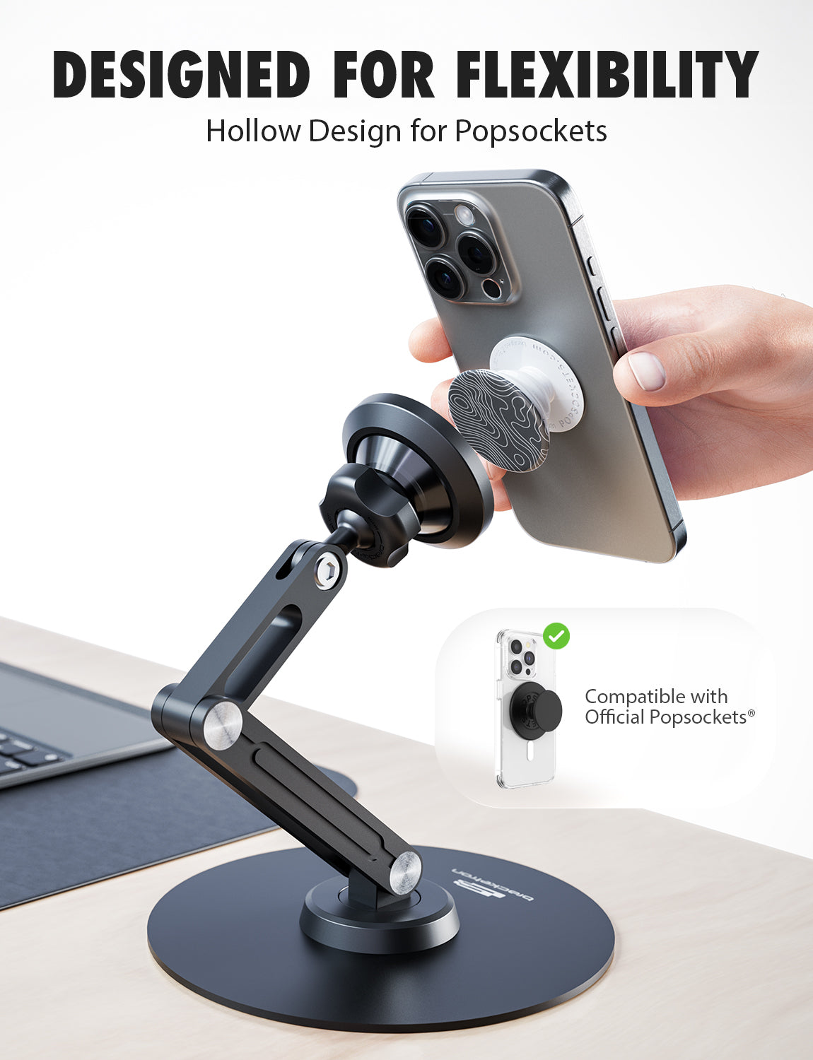 Bracketron MagAlign PRO Magnetic Suction Tablet Stand