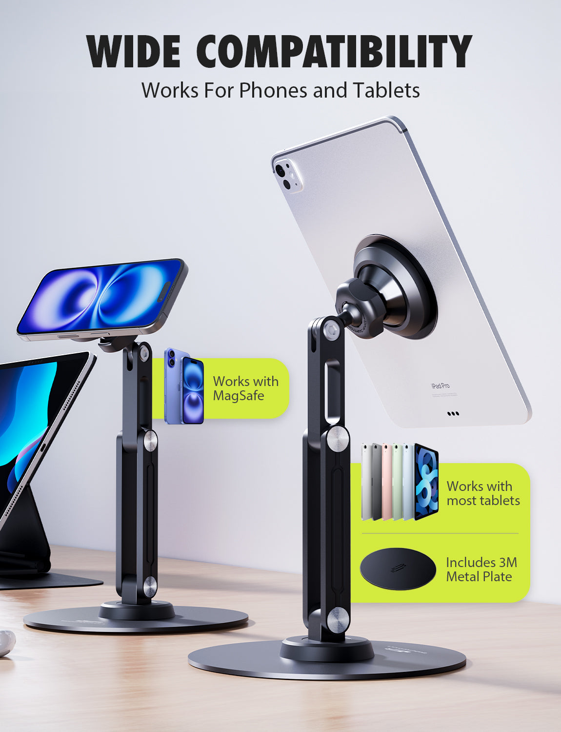 Bracketron MagAlign PRO Magnetic Suction Tablet Stand