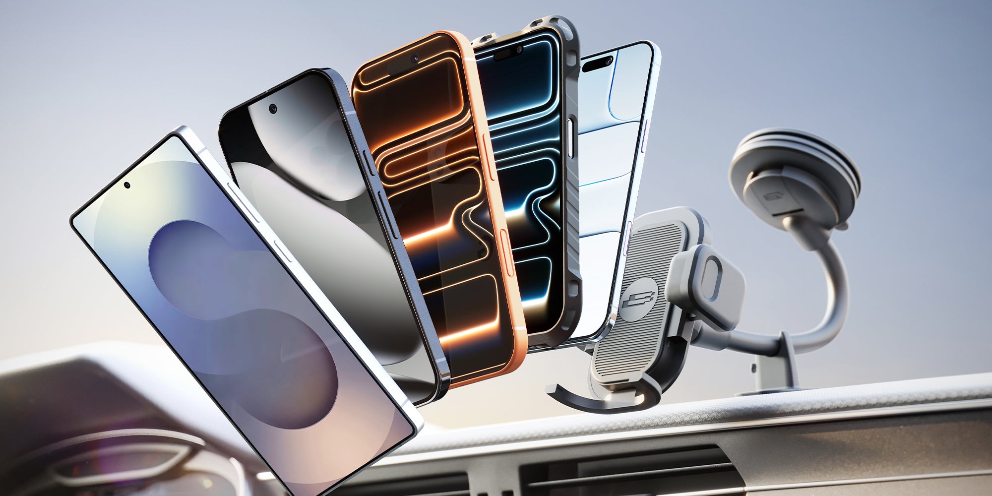 Bracketron TripGrip PRO Flex Window & Dash Mount