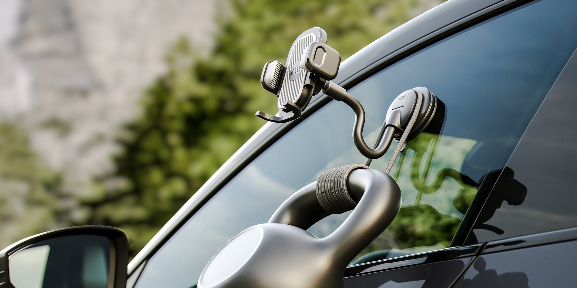 Bracketron TripGrip PRO Flex Window & Dash Mount