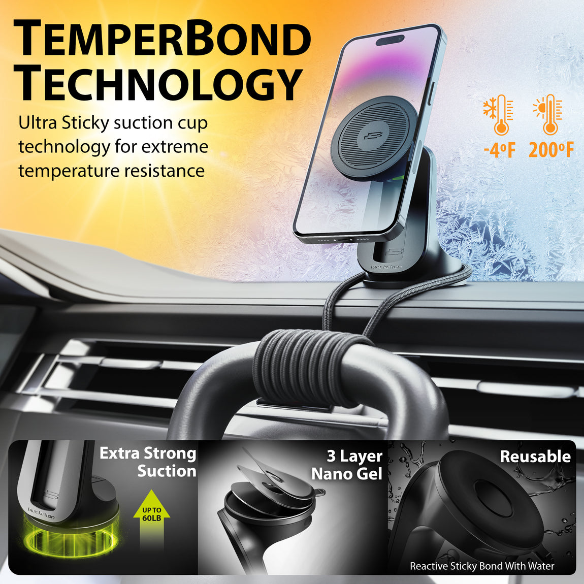 Bracketron MagAlign Dash & Window Mount