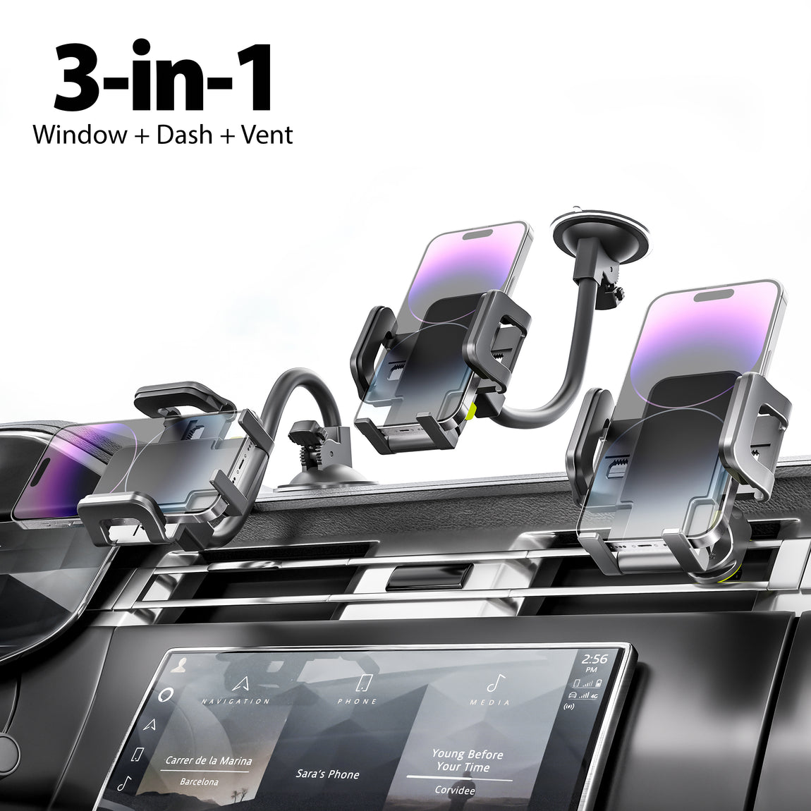 Bracketron TripGrip 1.0 Window and Vent Mount Combo