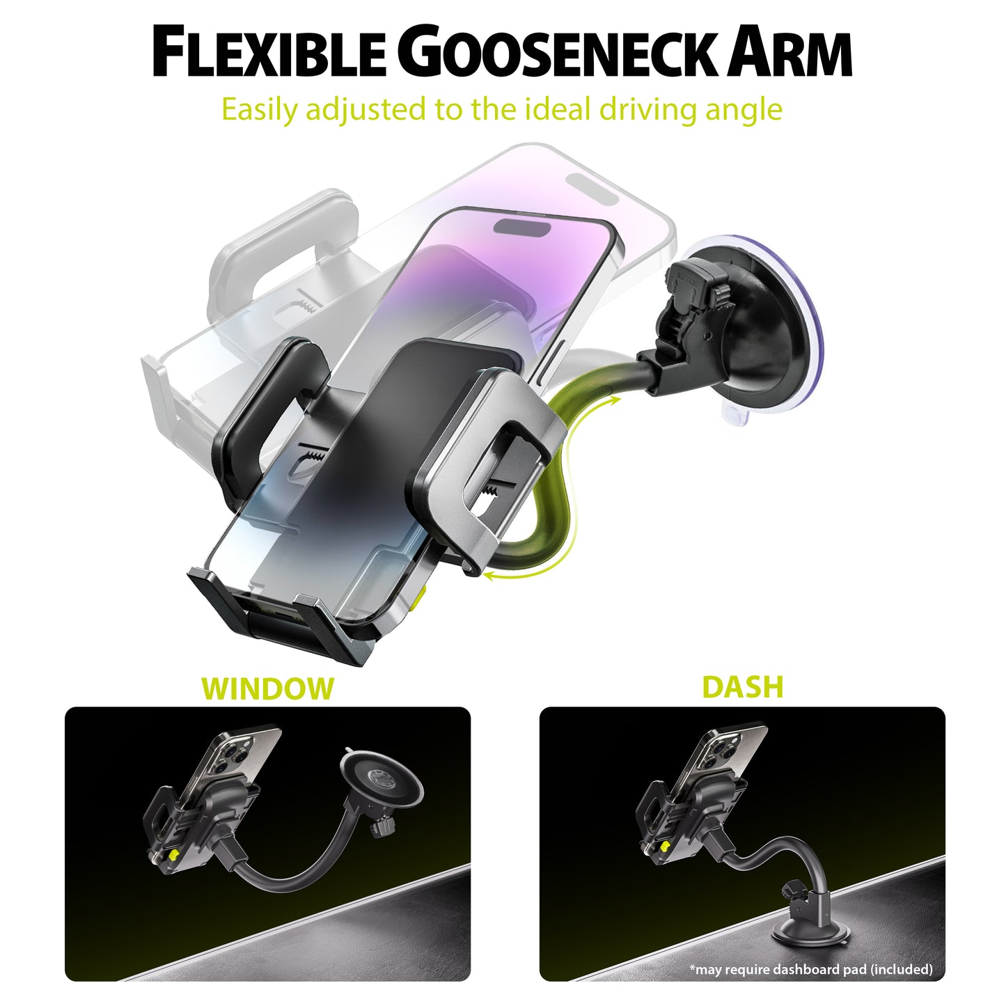 Bracketron TripGrip 1.0 Window and Vent Mount Combo