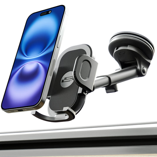 Bracketron TripGrip 2.0 Extend Car Phone Holder – Dashboard & Windshield Mount with Telescopic Arm