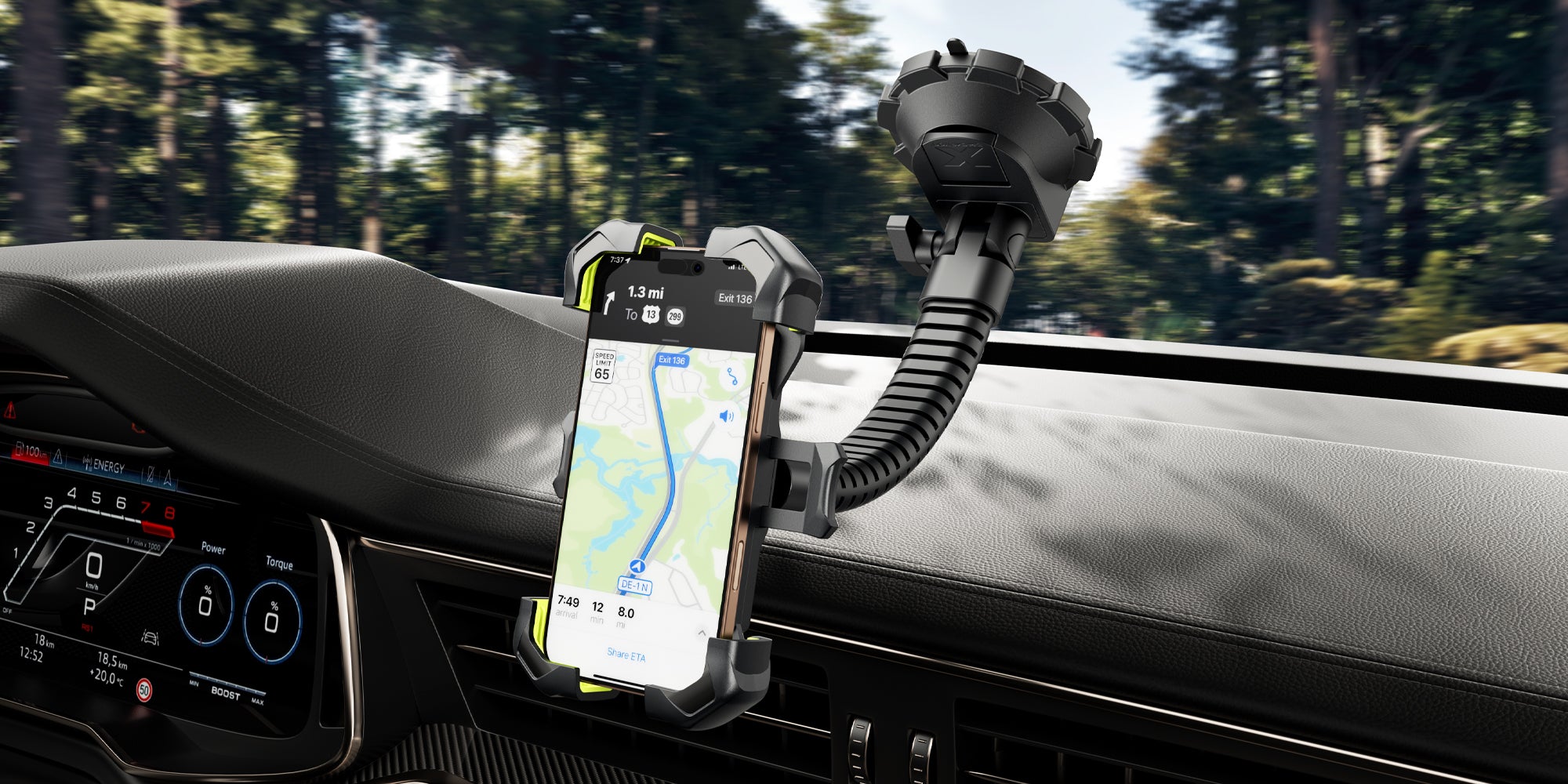 Bracketron HD X-Lock Window & Dash Mount