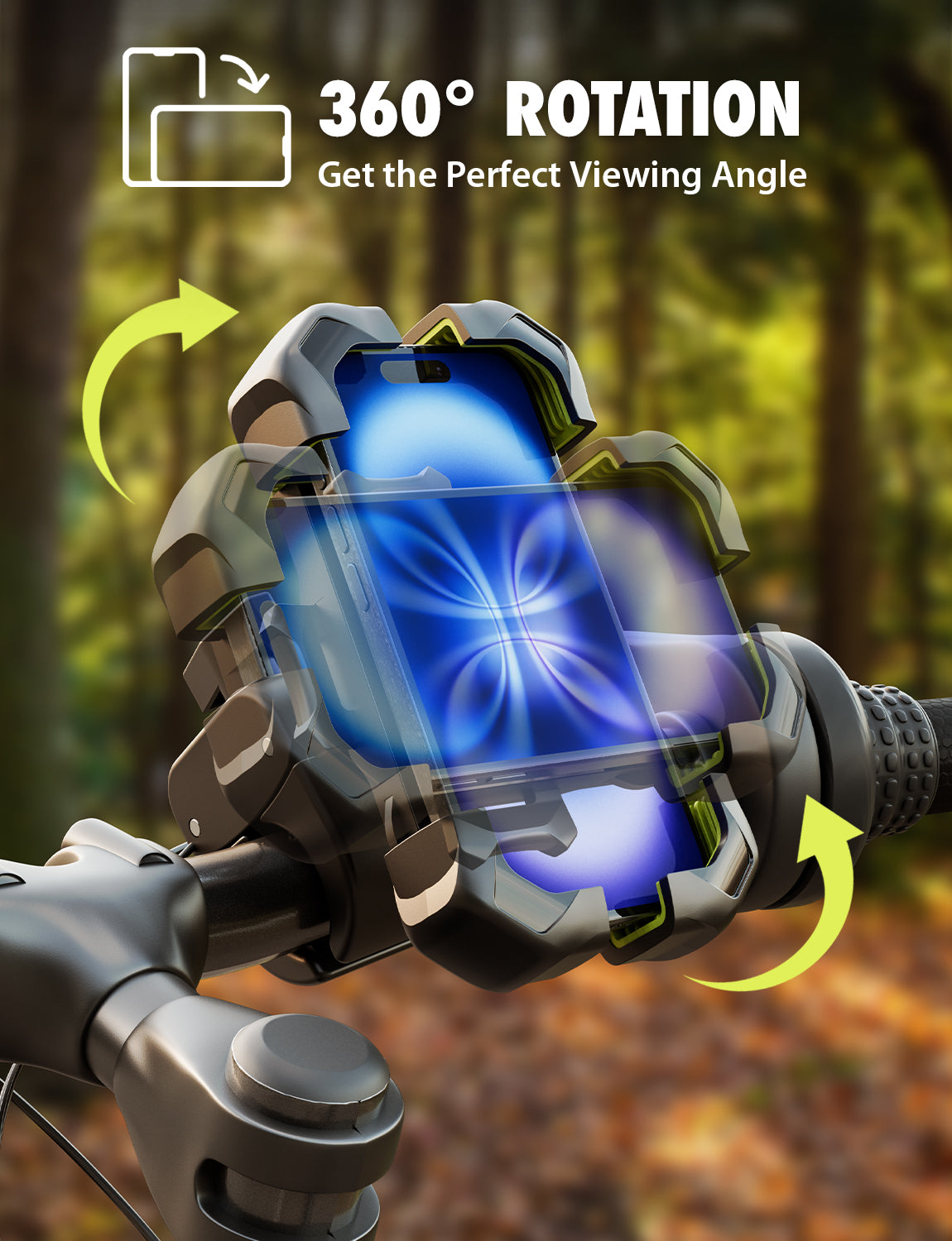 Bracketron HD X-LOCK Handlebar Phone Mount