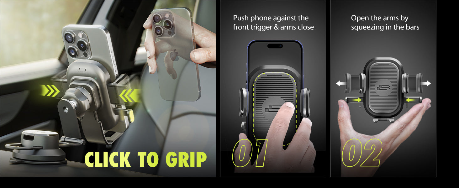 Bracketron OneClick Pivot Phone Mount desktop feature image 3