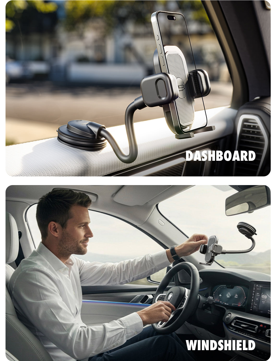 Bracketron TripGrip PRO Flex Window & Dash Mount