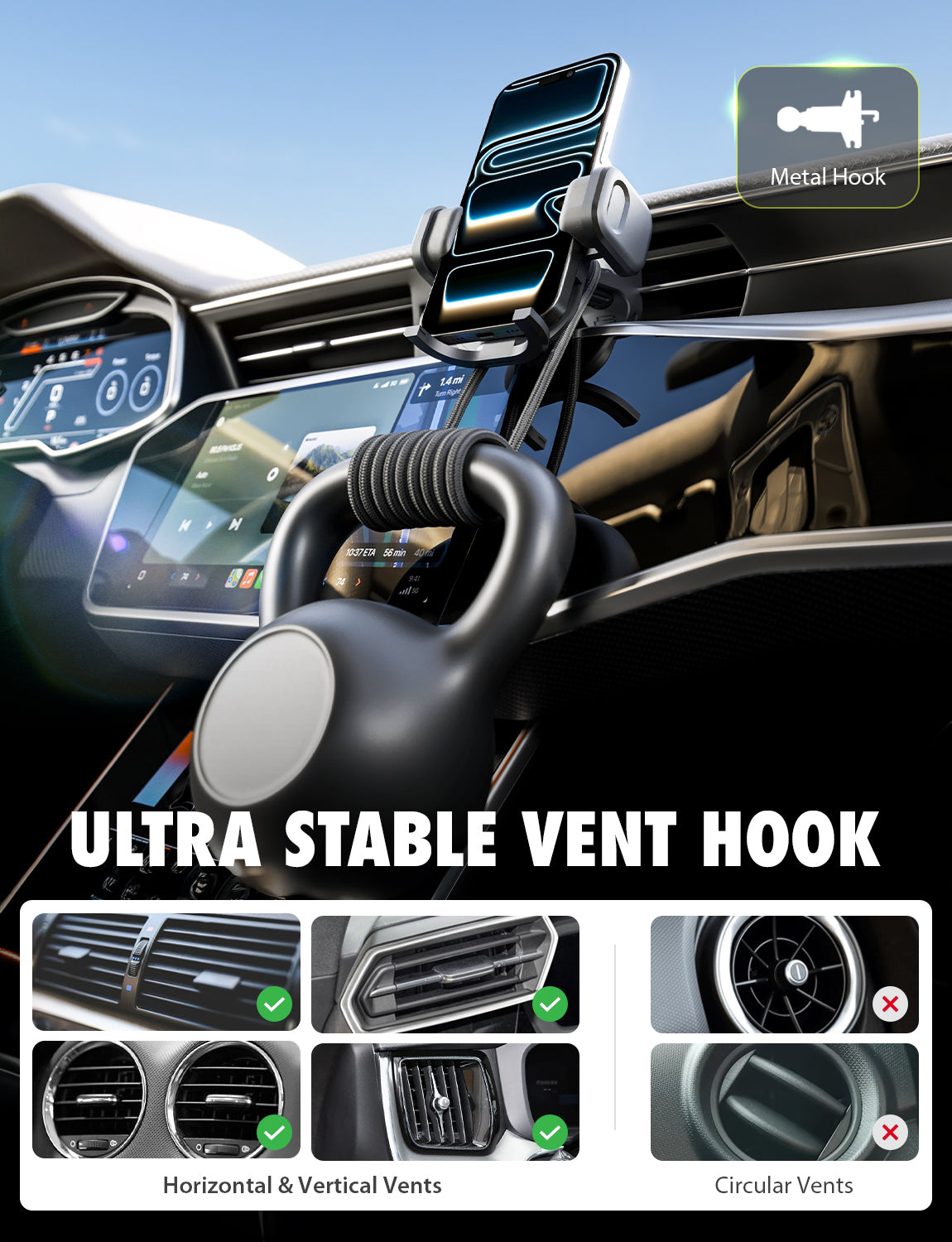 Bracketron TripGrip PRO Vent & Dash Mount