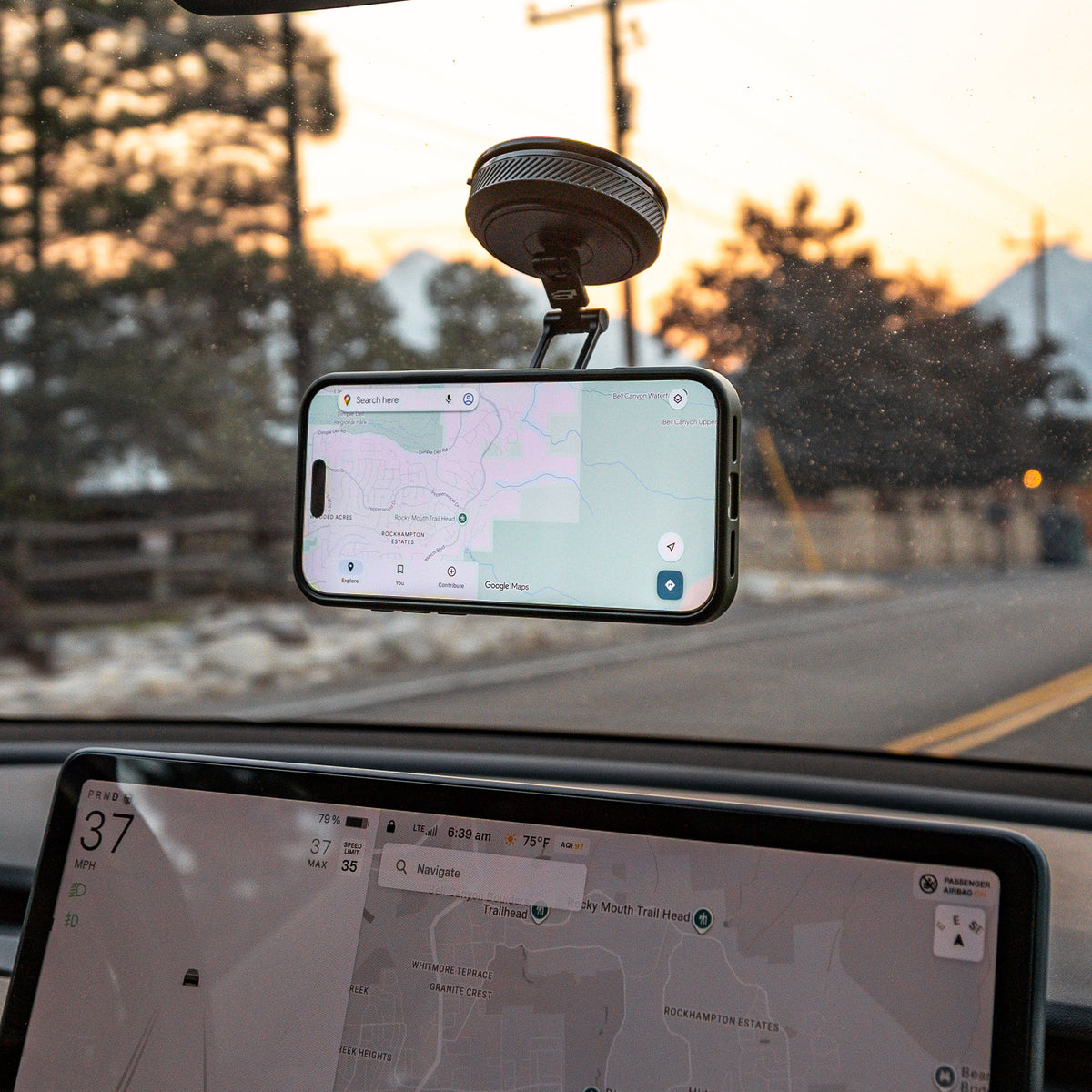Bracketron MagAlign AIR EV Window, Dash & Display Mount