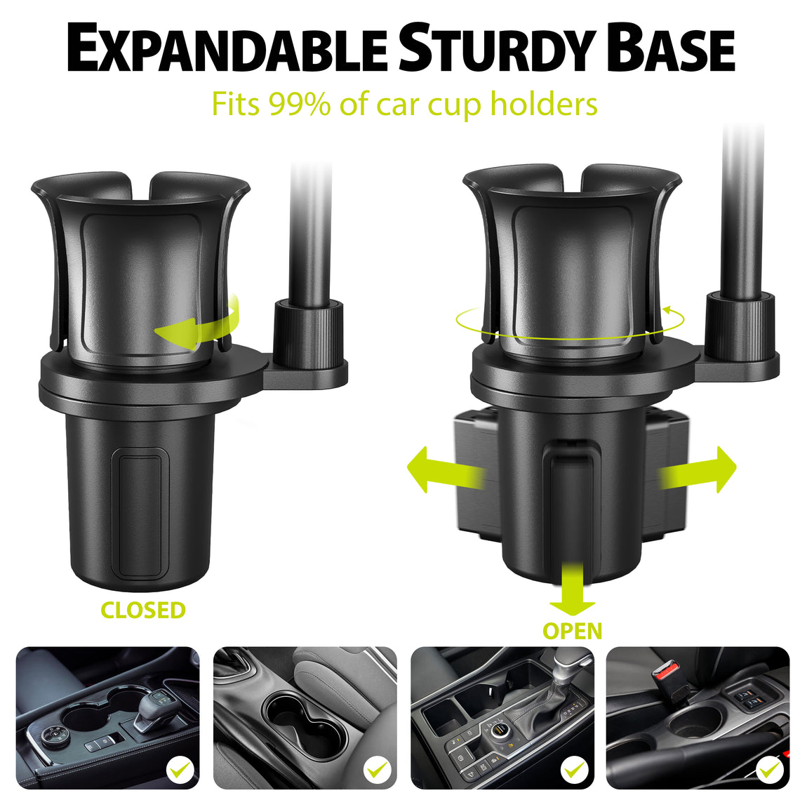 Bracketron TripGrip 1.0 Phone Mount & Cup Holder Expander