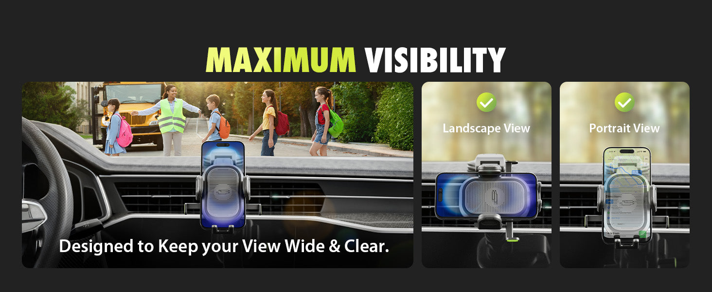 Bracketron OneClick Dash Phone Mount for Car Dashboard desktop feature image 8