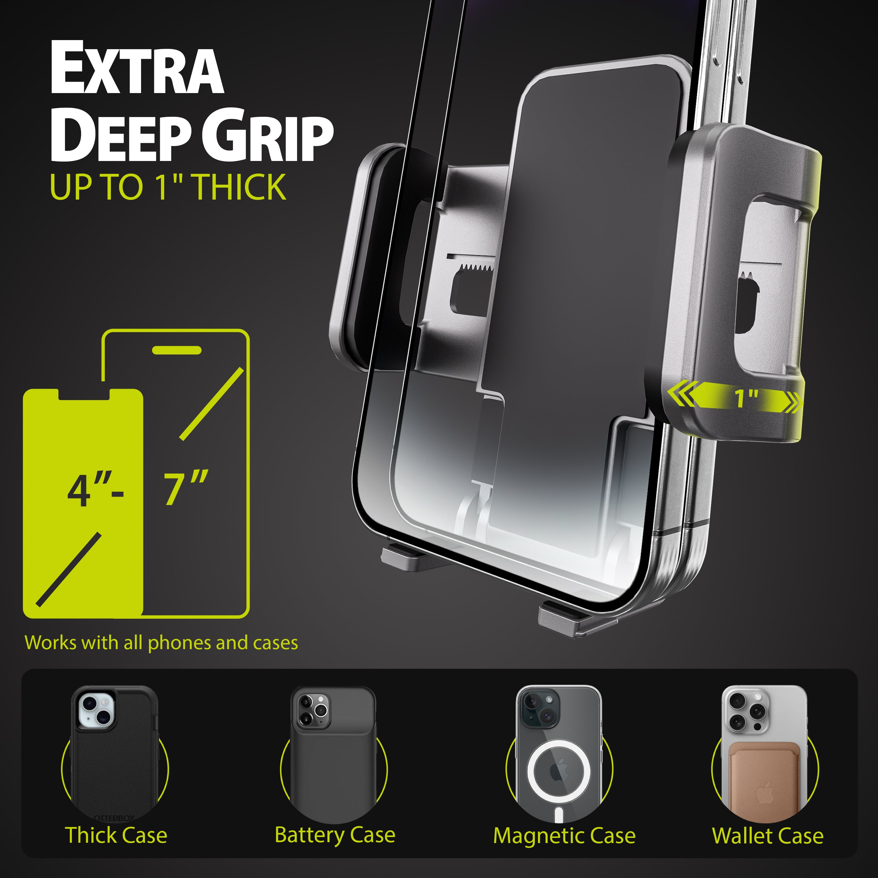 Bracketron TripGrip Phone Mount & Cup Holder Expander