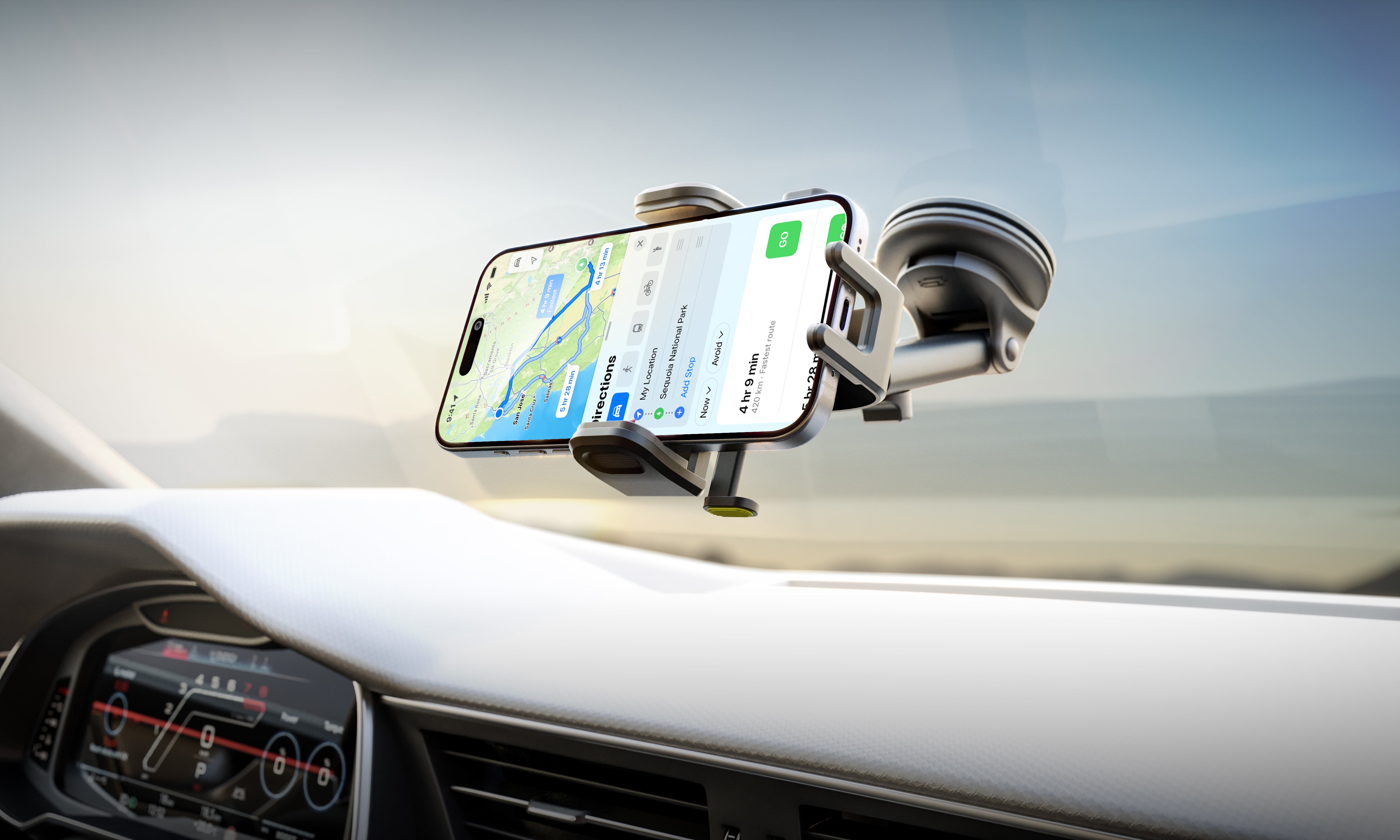 Bracketron OneClick Extend Car Cell Phone Mount