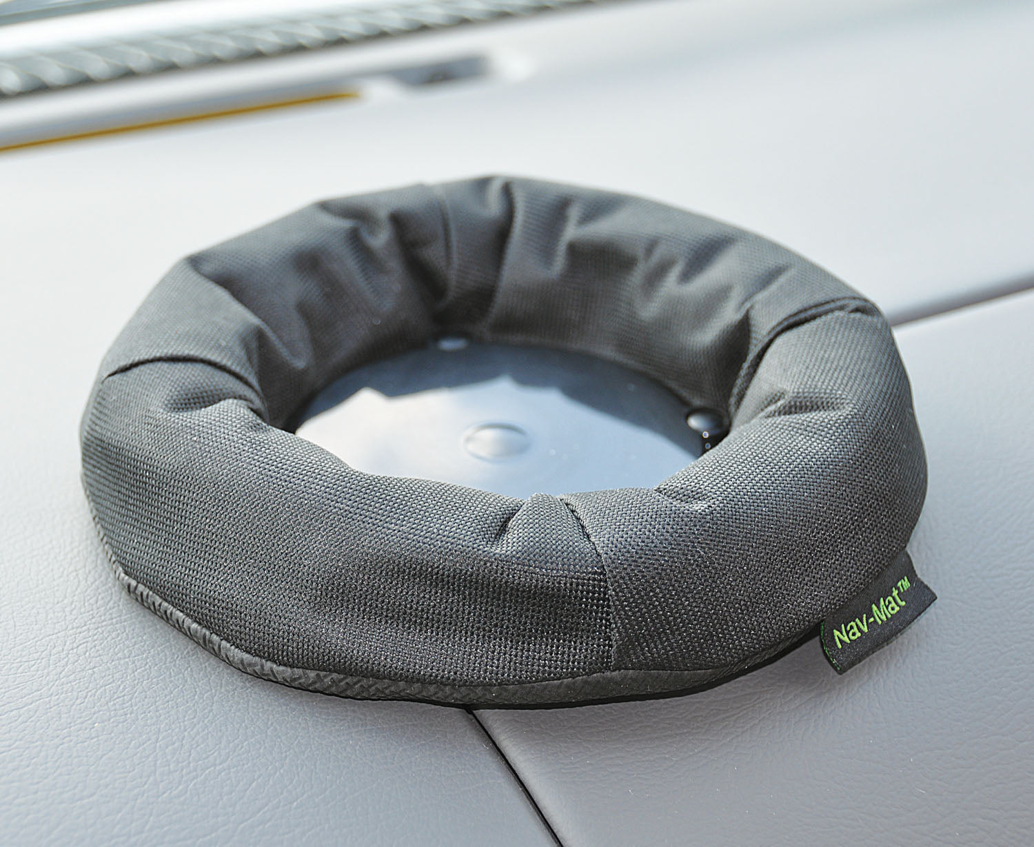 Bracketron Nav-Mat Portable GPS Dash Pad Weighted Beanbag Friction Base - 8 inch Wide - 3.5 inch Center Mounting Disc