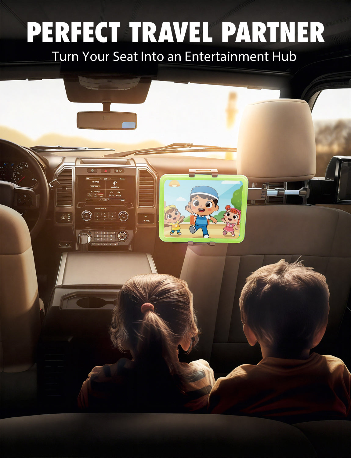 Bracketron TekGrip XL Car Tablet Headrest Mount