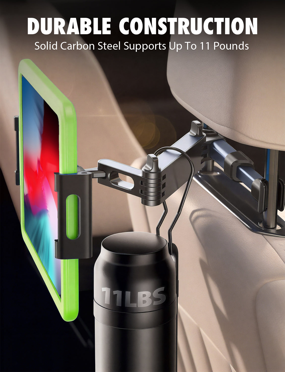 Bracketron TekGrip XL Car Tablet Headrest Mount