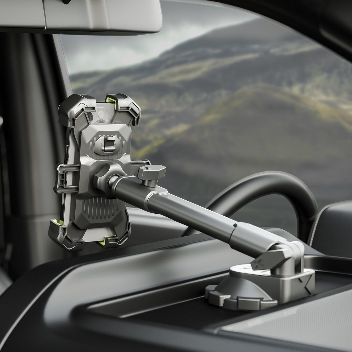 Bracketron HD X-LOCK Extend Dash & Window Mount