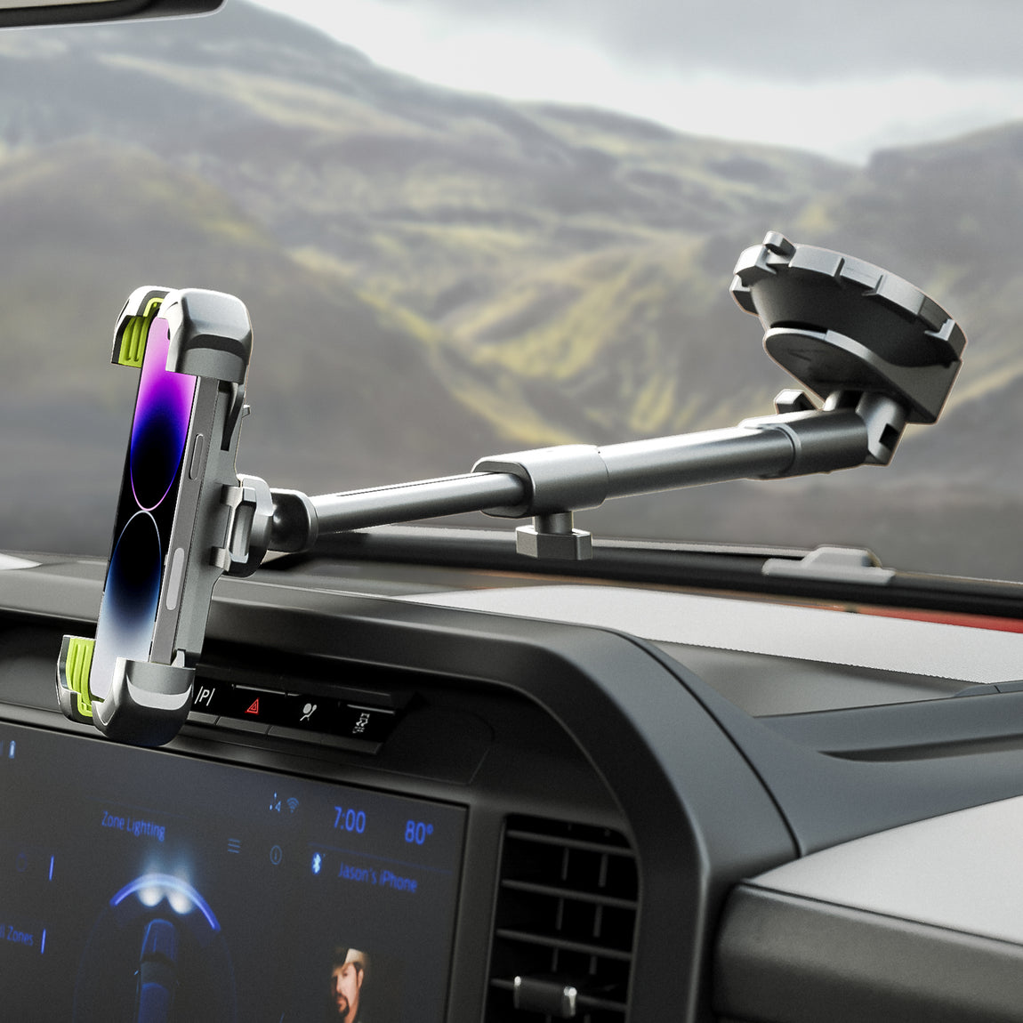 Bracketron HD X-LOCK Extend Dash & Window Mount